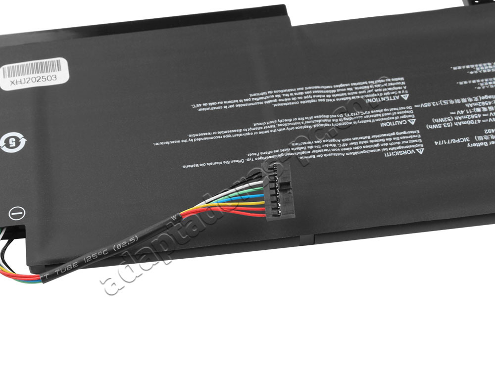 Batería MSI 9S7-16V611-036 4700mAh 53.5Wh