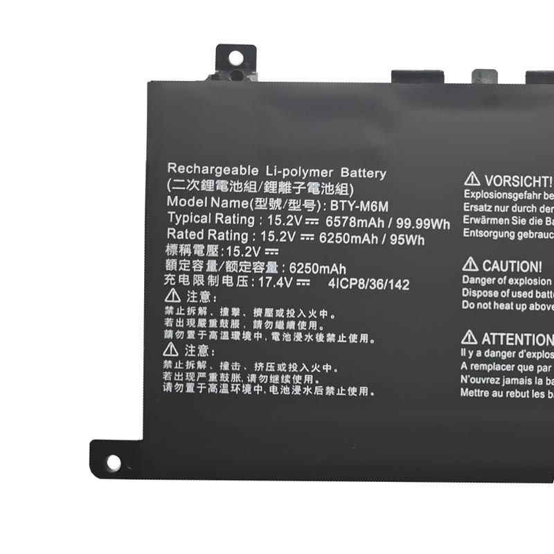 Batería MSI 9S7-17P211-061 6578mAh/6250mAh