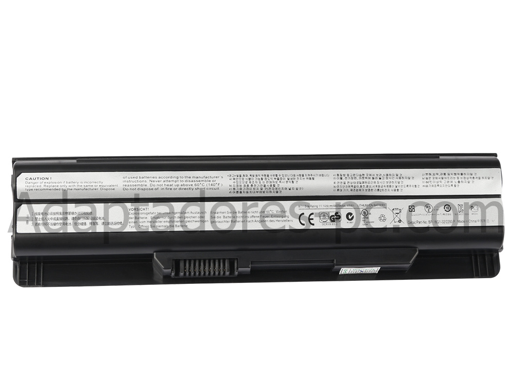4400mAh Batería MSI GE60 2PF Apache Pro (GTX 860M)