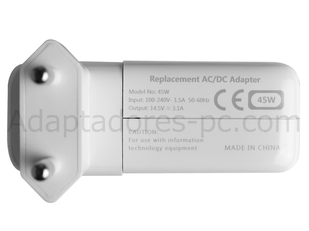 45W Adaptador Cargador Apple MagSafe 1 MC747E/A
