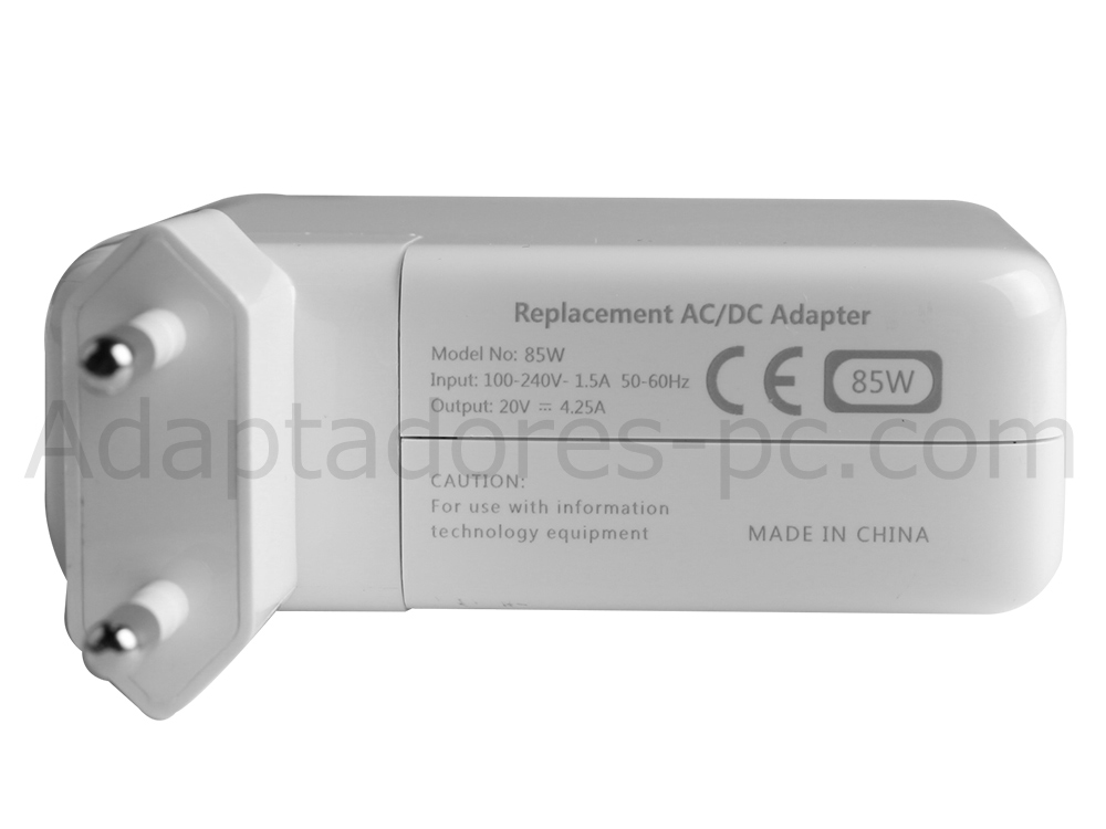 85W AC Adaptador Cargador para Apple MacBook Pro MJLQ2B/A Magsafe 2
