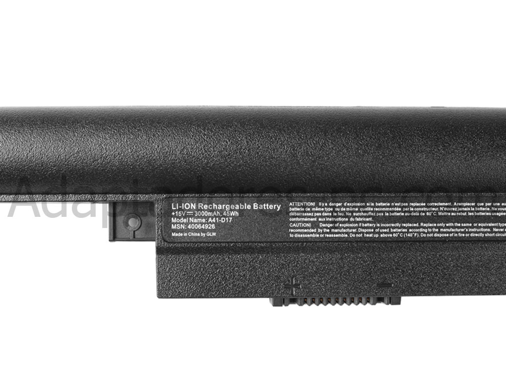 Original Batería Medion A41-D17 3050mAh 45Wh
