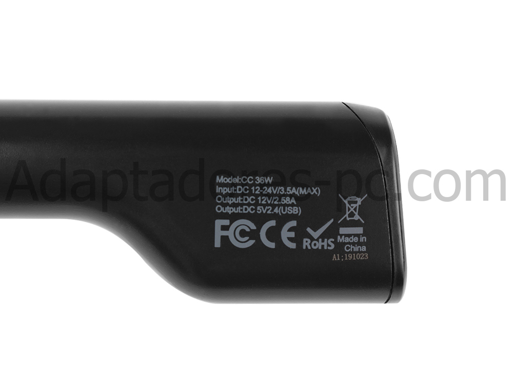 36W Coche Cargador Microsoft Pro 6 AC Adaptador