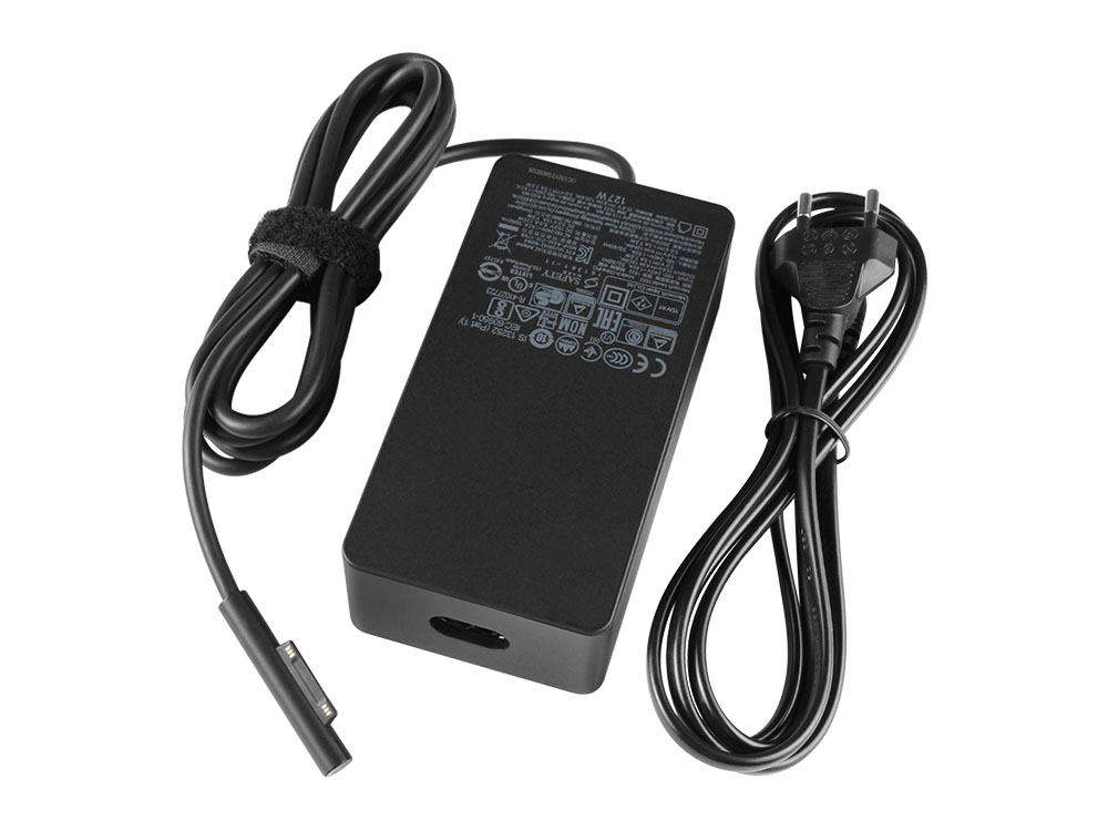 127W Cargador Microsoft Surface Pro X AC Adaptador