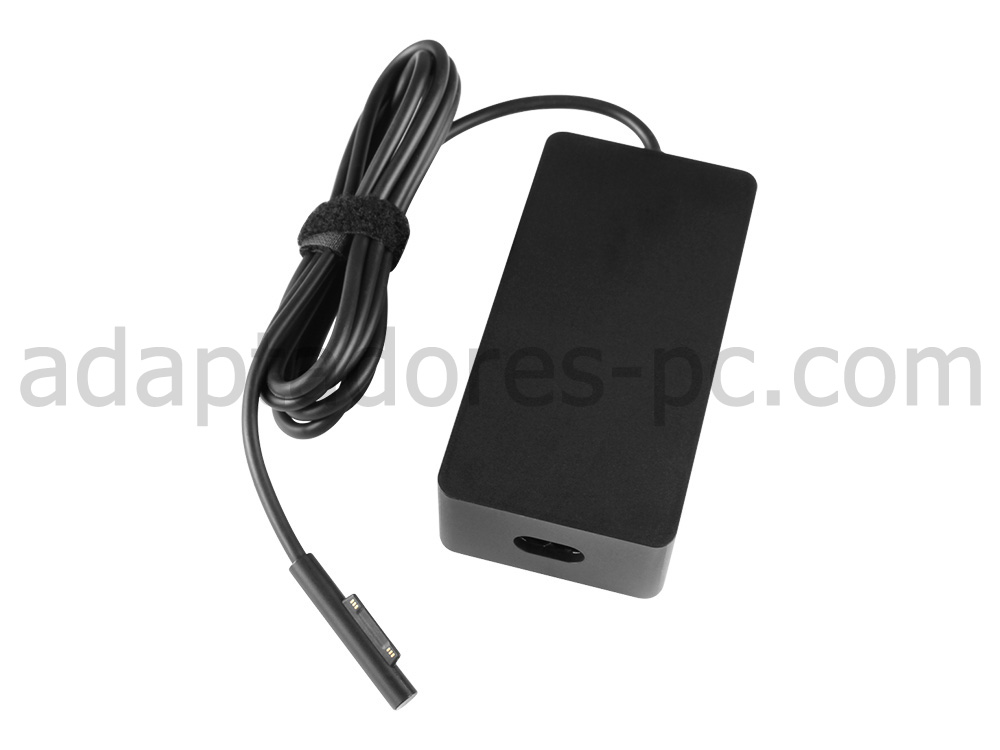 127W Cargador Microsoft Surface Book 3 AC Adaptador