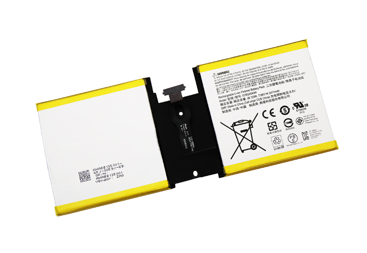 Original Batería Microsoft Surface Go 1824 3411mAh 26.12Wh