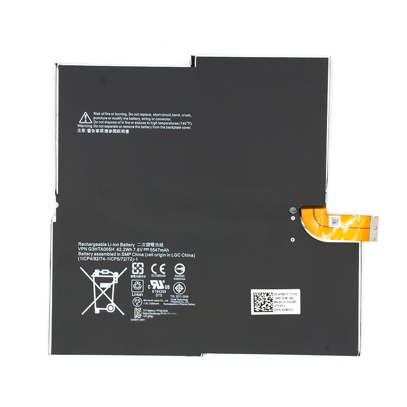 Original Batería Microsoft G3HTA005H G3HTA009H 5547mAh 42.2Wh