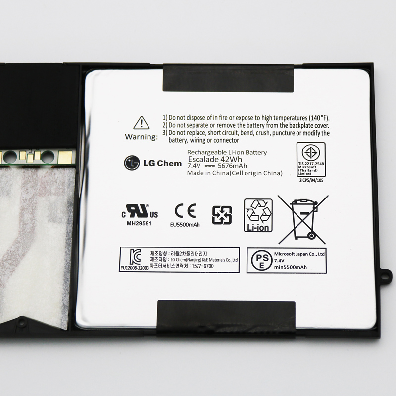 Original Batería Microsoft 016476433753 A1601 5676mAh 42Wh