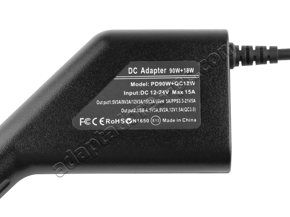 90W USB-C Lenovo IdeaPad Slim 5 16IMH9 83DC DC Coche Cargador