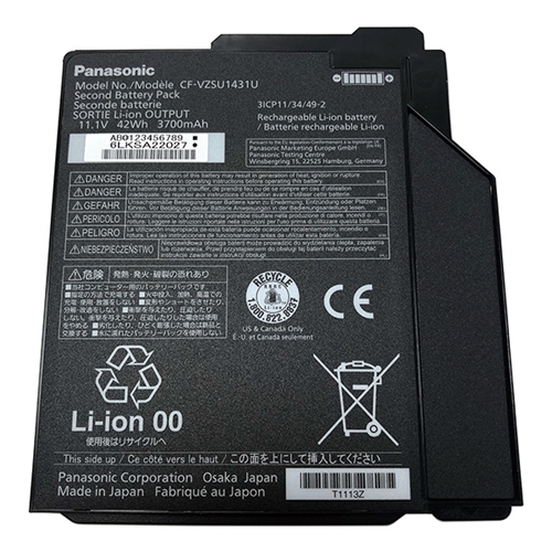 Original Batería Panasonic CF-31W CF-31X CF-31Y 3900mAh 42Wh