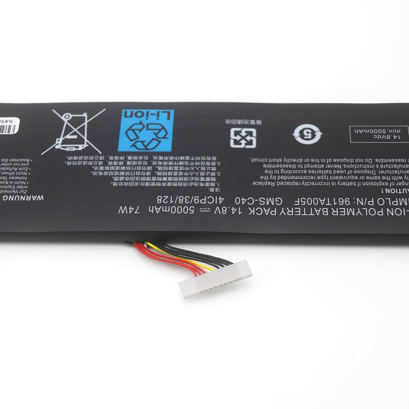 Batería Razer 4ICP9/38/128 5000mAh 74Wh