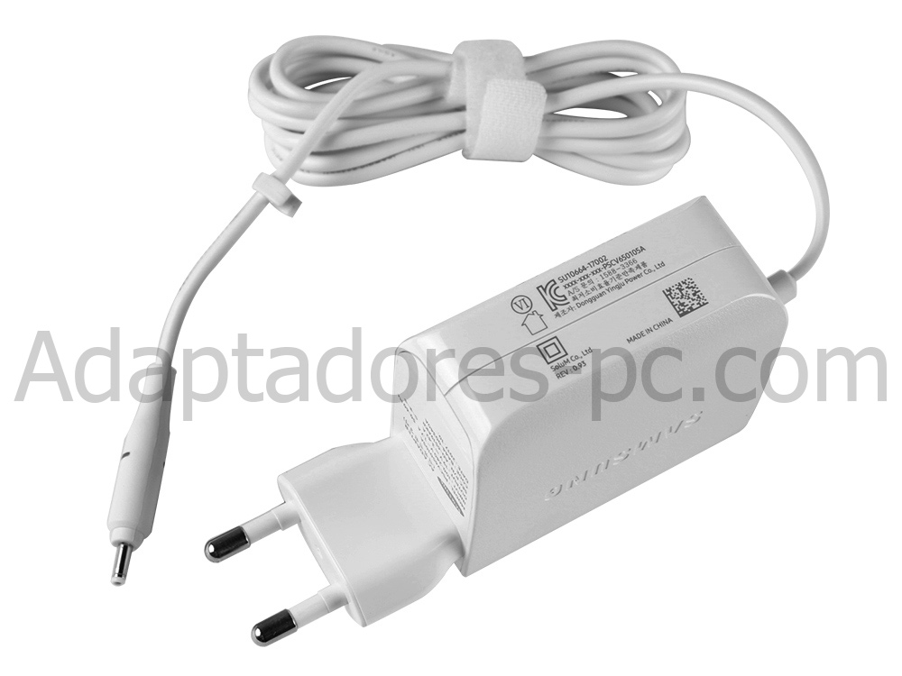 65W Samsung NP930XCJ NP930XCJ-K01US AC Adaptador Cargador