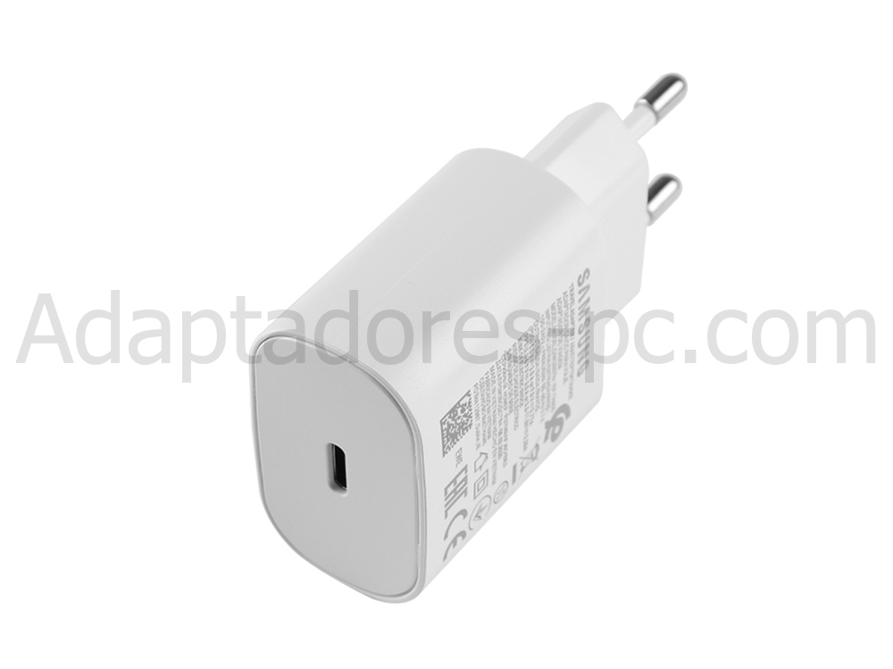 Original 25W Cargador Samsung Galaxy Tab S6 Lite SM-P619 AC Adaptador