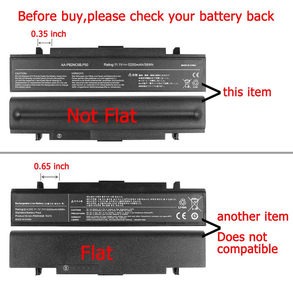 Batería Samsung RC730 5200mAh 58Wh