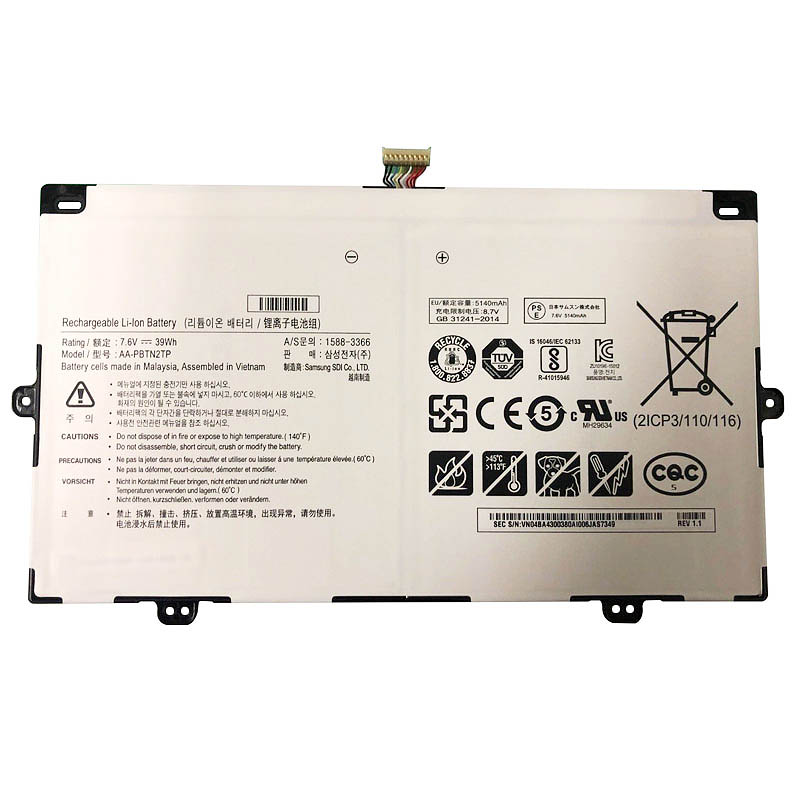 Original Batería Samsung Chromebook Pro XE510C24 5140mAh 39Wh