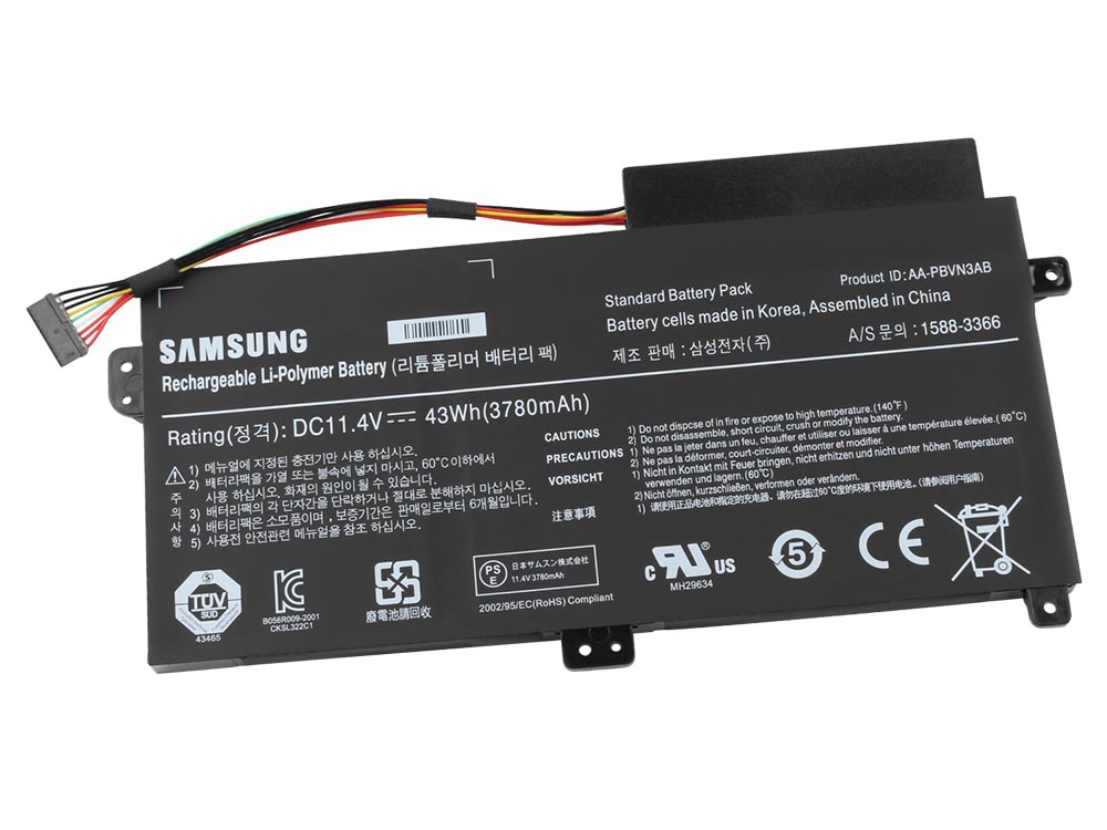 43Whr Samsung Series 3NP370R5E NP470R5E NP510R5E Original Batería