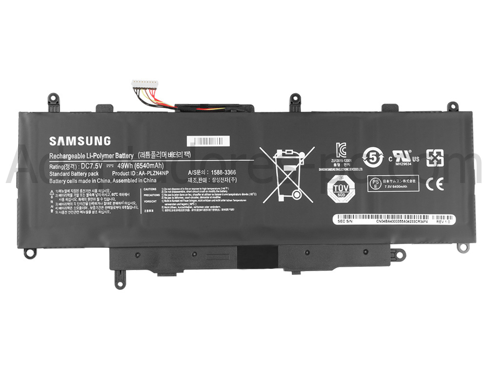 49Whr Samsung ATIV Smart PC Pro 700T 700T1C XE700T1C Original Batería