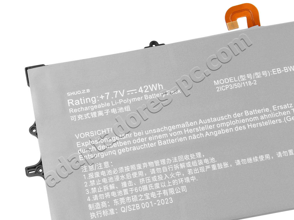 Batería Samsung Galaxy Book S NP767XCM 5454mAh 42Wh