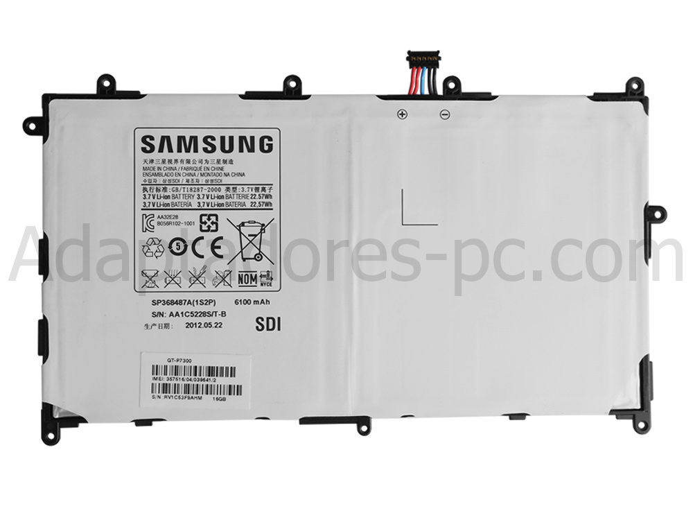 Original 6100mAh Batería Samsung GT-P7310/M16 GT-P7310FKAXEU