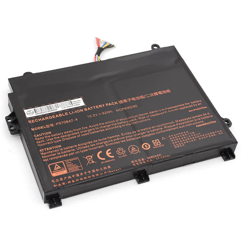 Batería Sager NP8971(P970ED) 3680mAh 62Wh