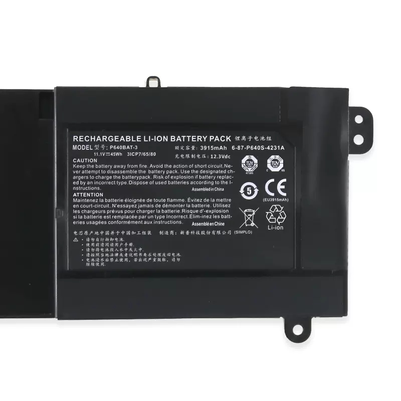 Original Batería Schenker XMG P406-MCN P406-RPK 3915mAh 45Wh