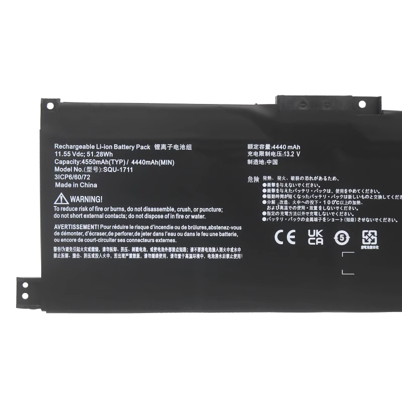 Batería Thunderobot 911 Air 4550mAh 51.28Wh