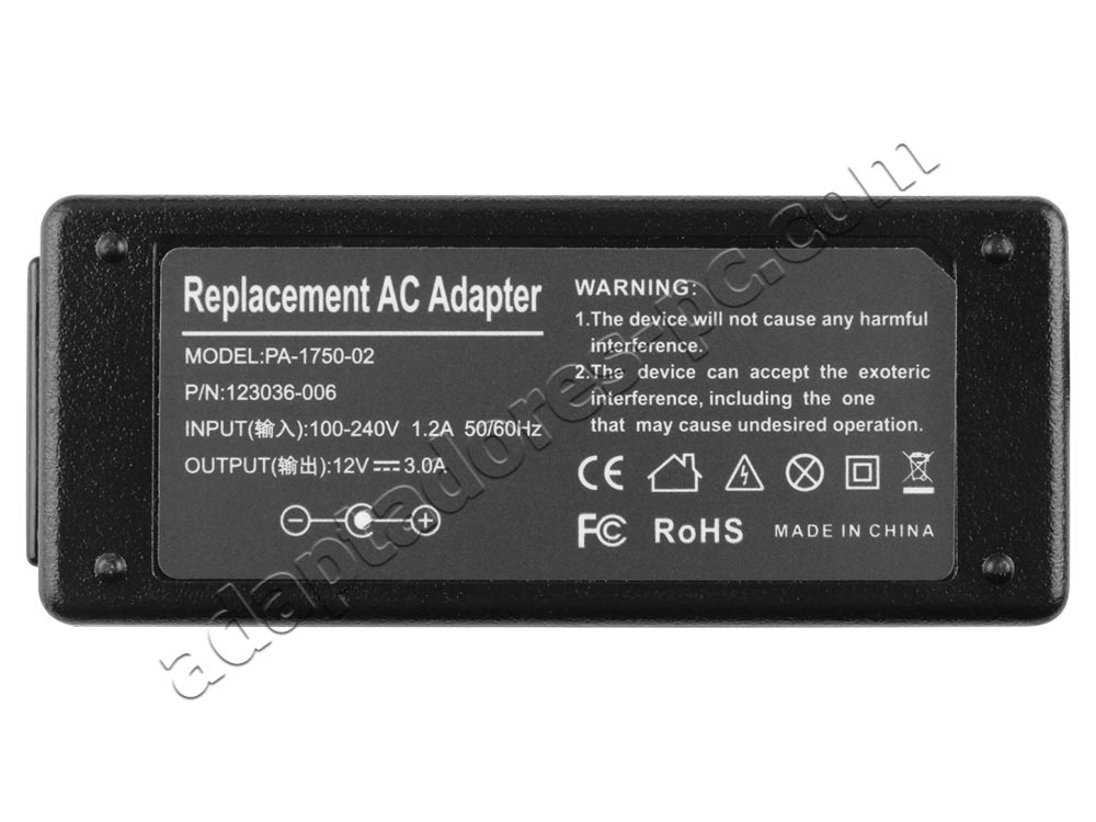36W AC Adaptador Cargador Toshiba PDA0EU-00401Y Excite PDA0EE