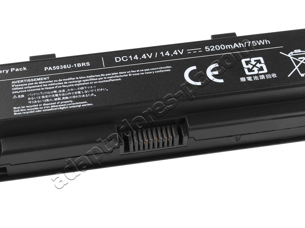 3000mAh Batería Toshiba Qosmio X70-A-10F X70-A-122 X70-AST3GX2