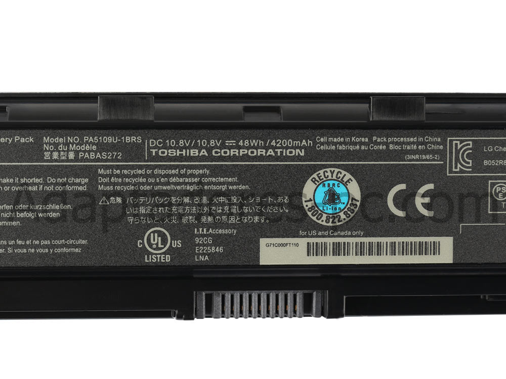 48Whr Original Batería Toshiba Satellite C70D-B-10F C70D-B-10X