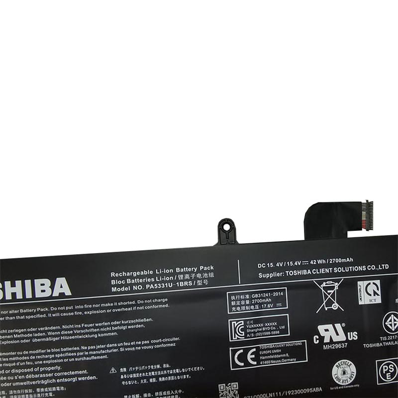 Original Batería Toshiba 4ICP4/63/68 PA5331U-1BRS 2700mAh 42Wh