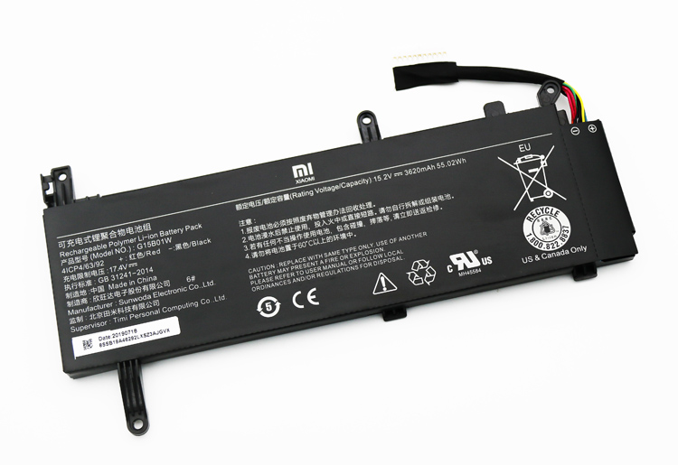 Original Batería Xiaomi Mi GTX1050Ti/1060 3620mAh 55.02Wh