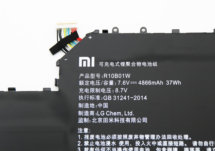 Original Batería Xiaomi 161201-AA 161201-01 4866mAh 37Wh